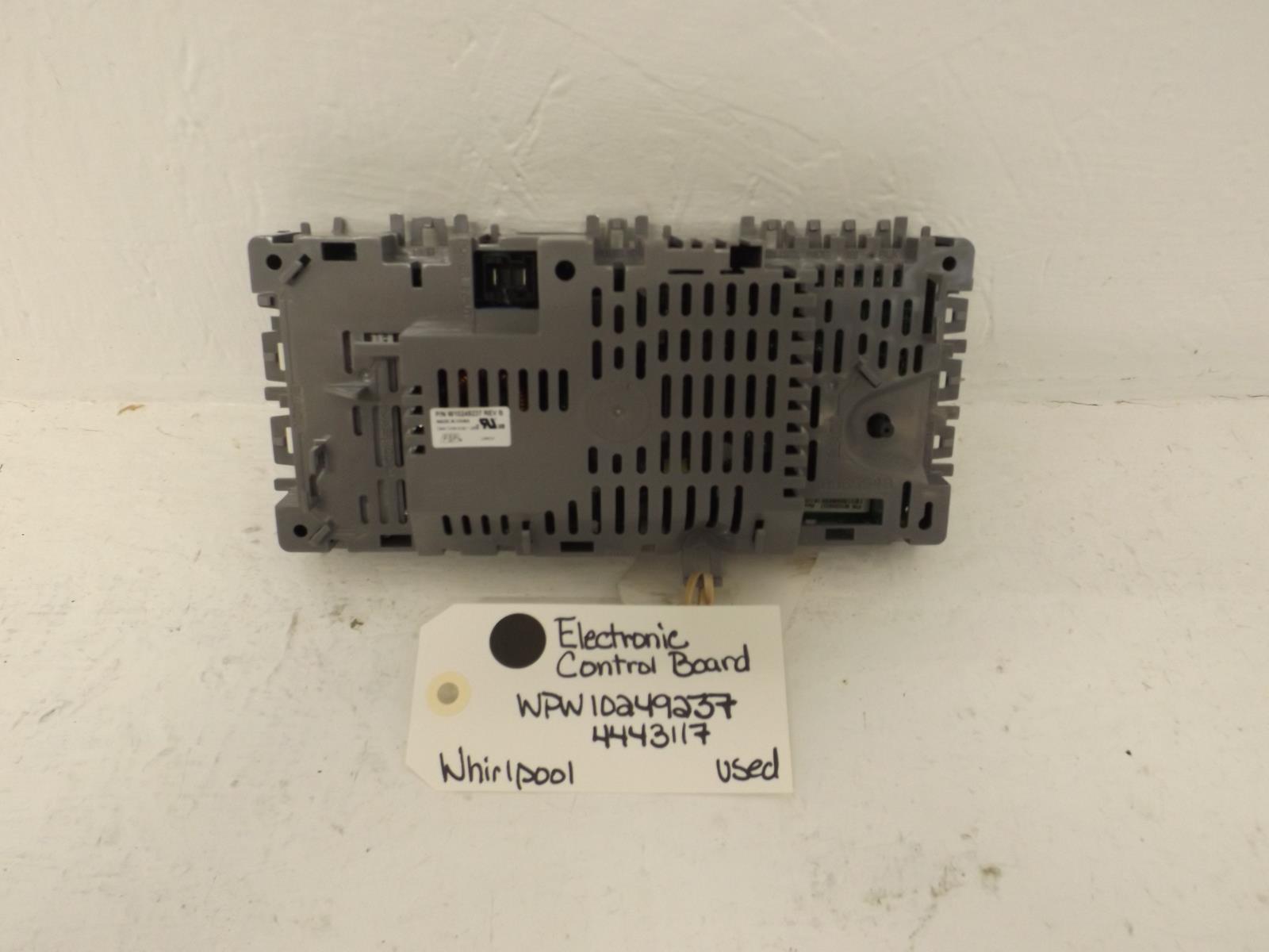 Whirlpool Washer WPW10249237 4443117 Electronic Control Board Used Whirlpool Washer WPW10249237 4443117 Electronic Control Board Used